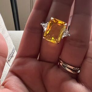 Elegant Gold and Silver Ring #9